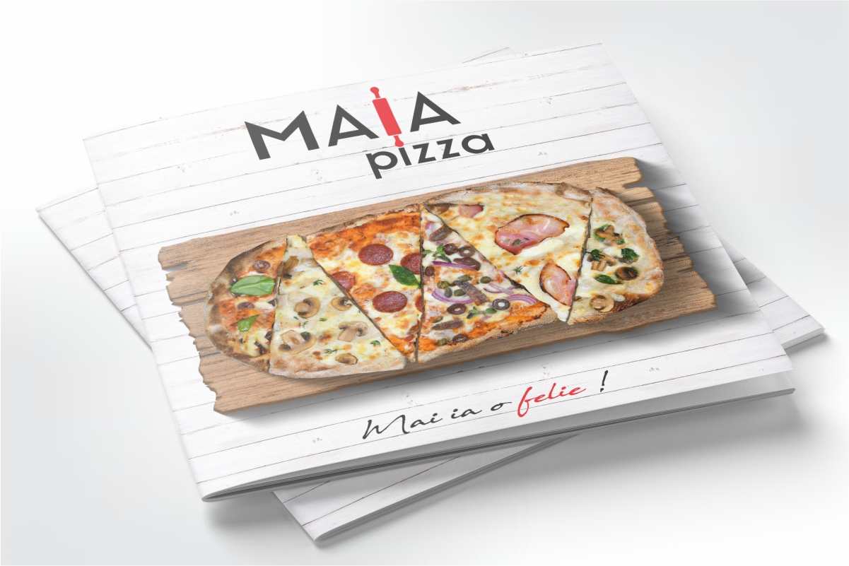 Design & print meniu Maia Pizza